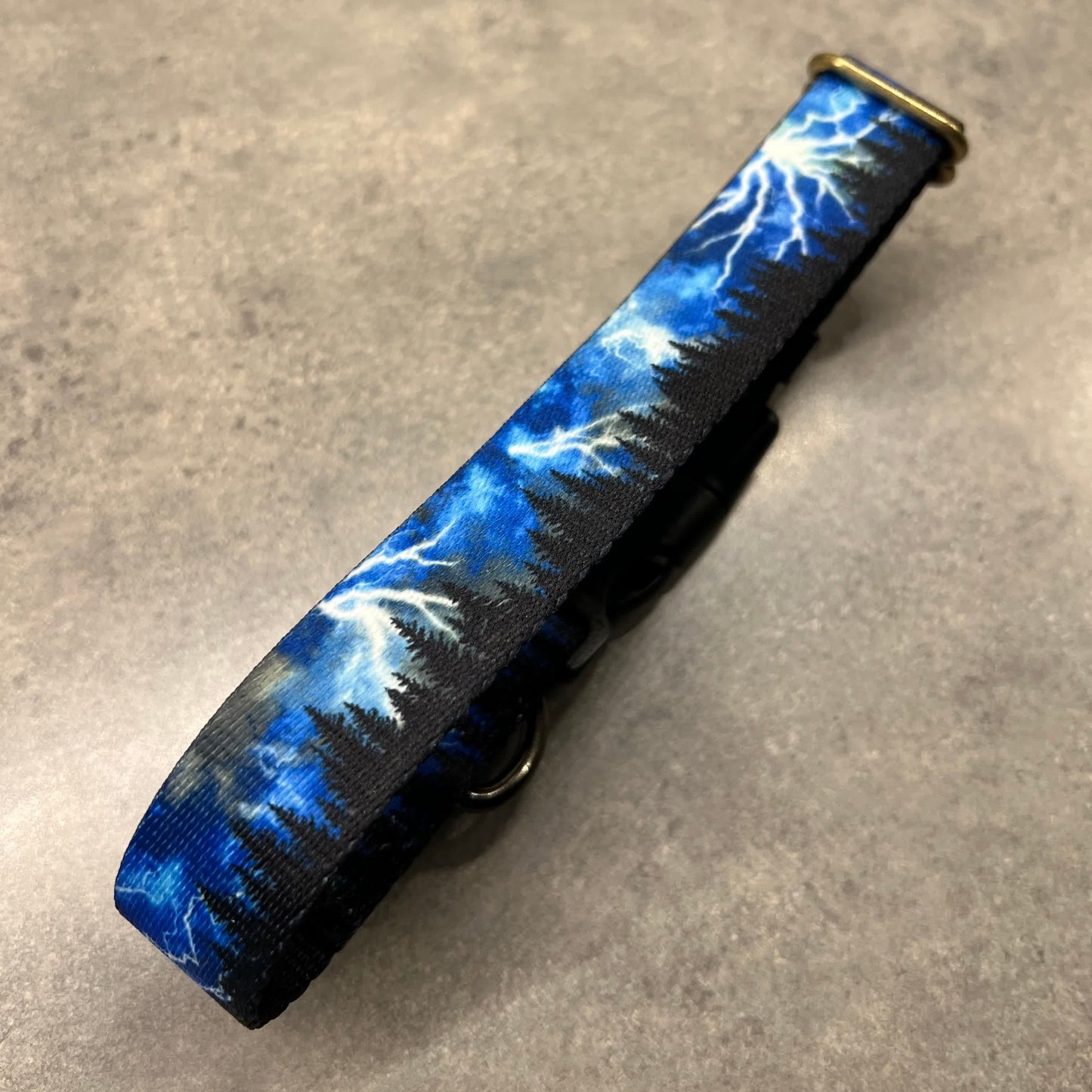 Lightning Strikes | Handmade Dog Collar