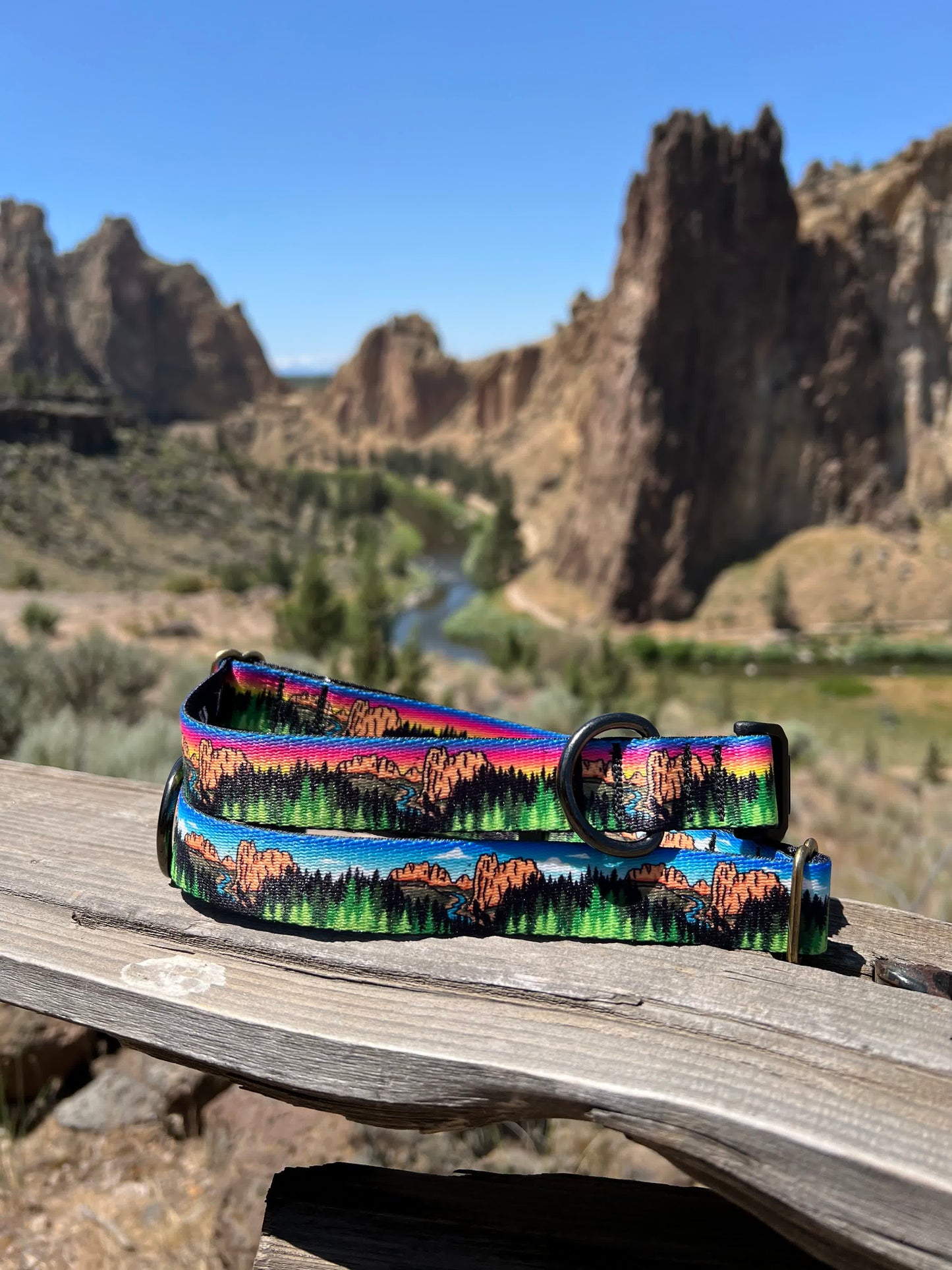 Smith Rock Adventures Dog Collar | Handmade Dog Collar