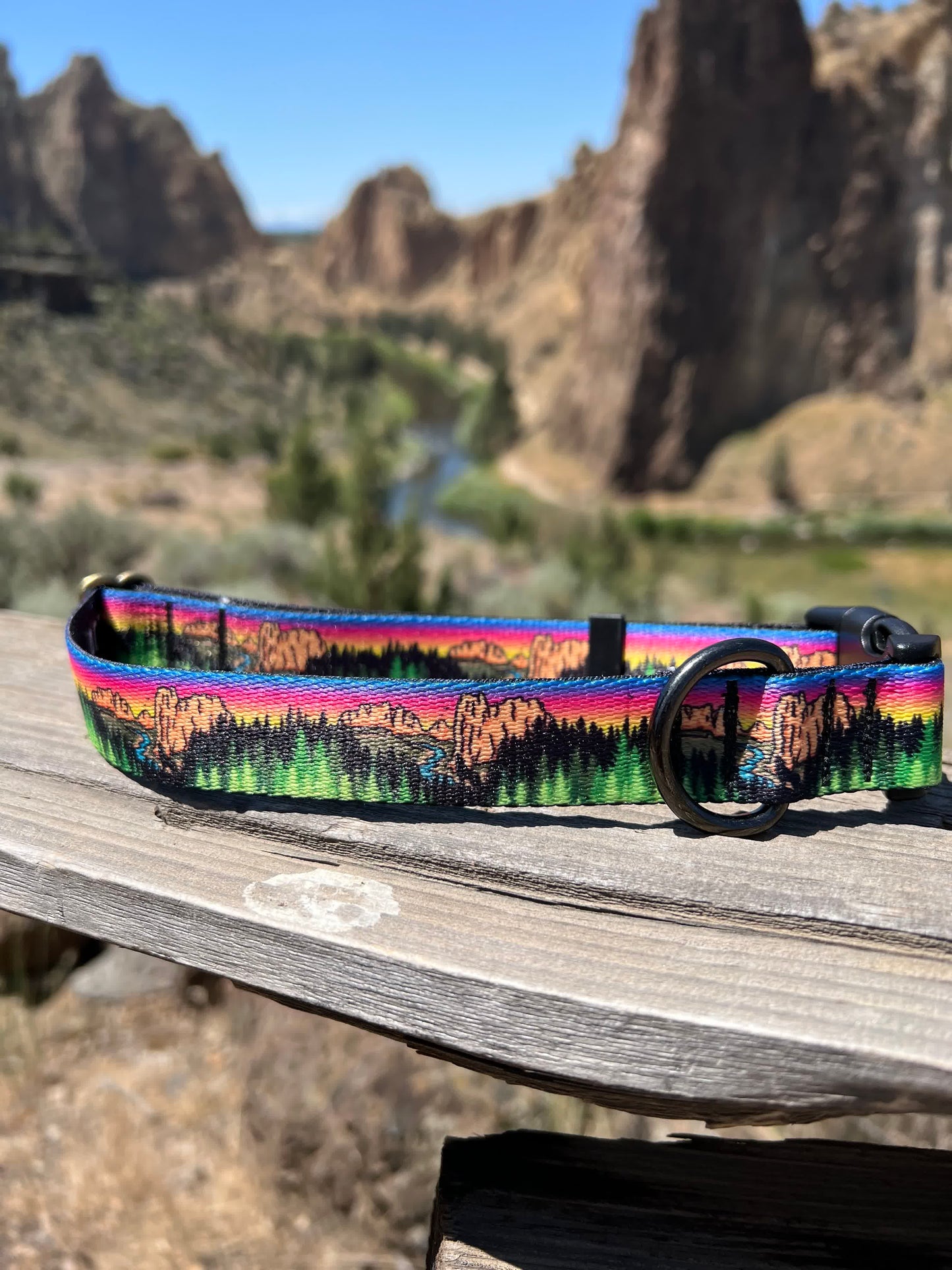 Smith Rock Adventures Dog Collar | Handmade Dog Collar