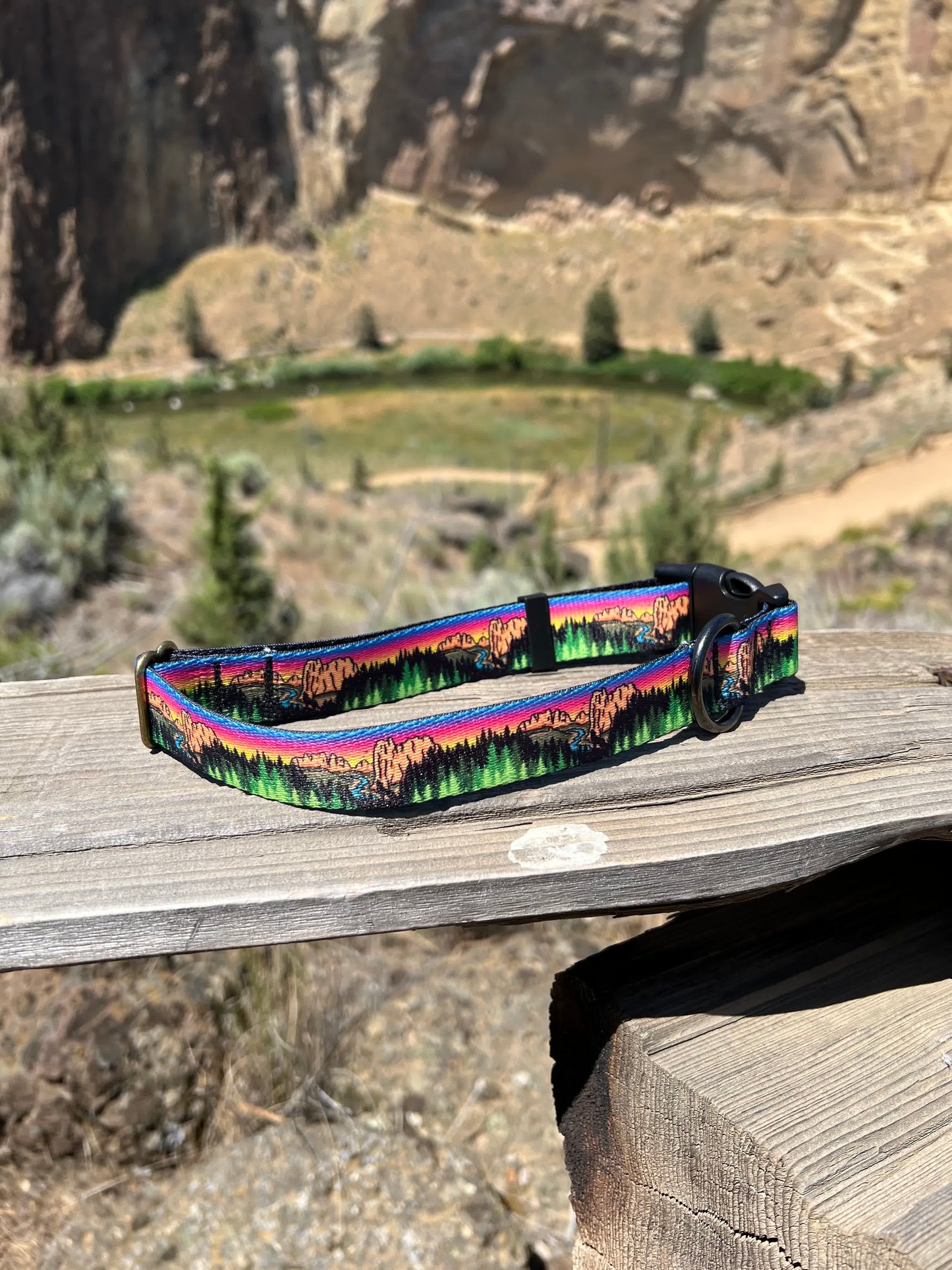 Smith Rock Adventures Dog Collar | Handmade Dog Collar
