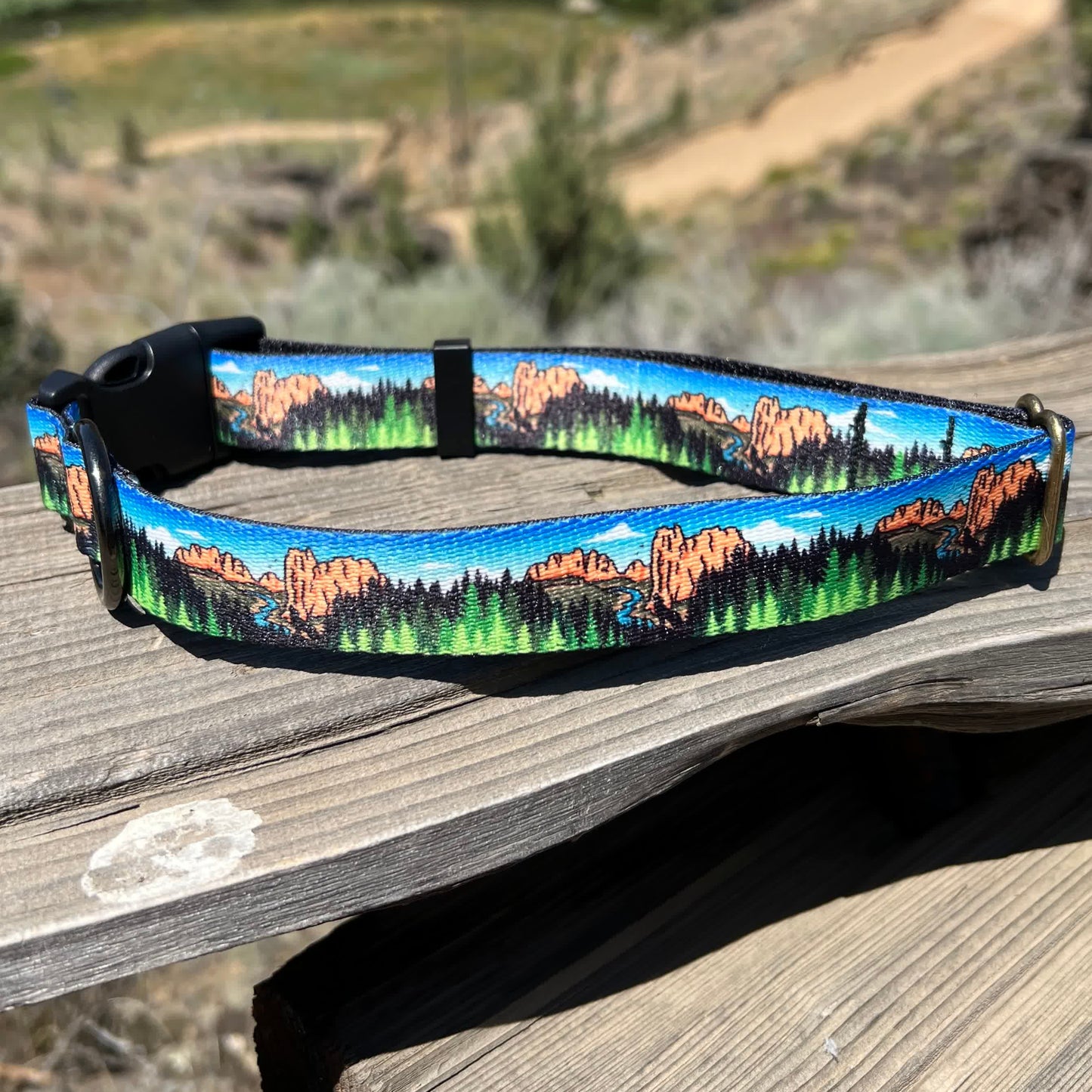 Smith Rock Adventures Dog Collar | Handmade Dog Collar