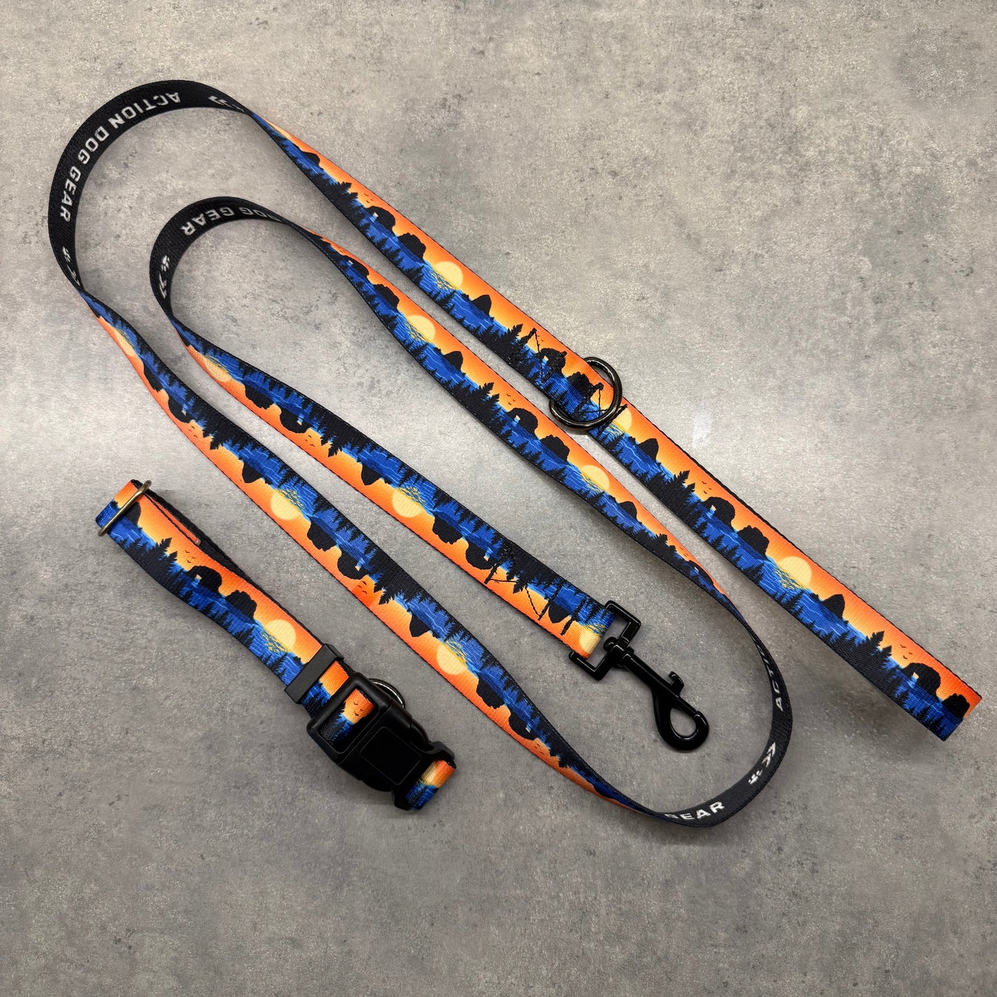 Retro Rockaway Beach Dog Collar | Handmade Oregon Coast Design