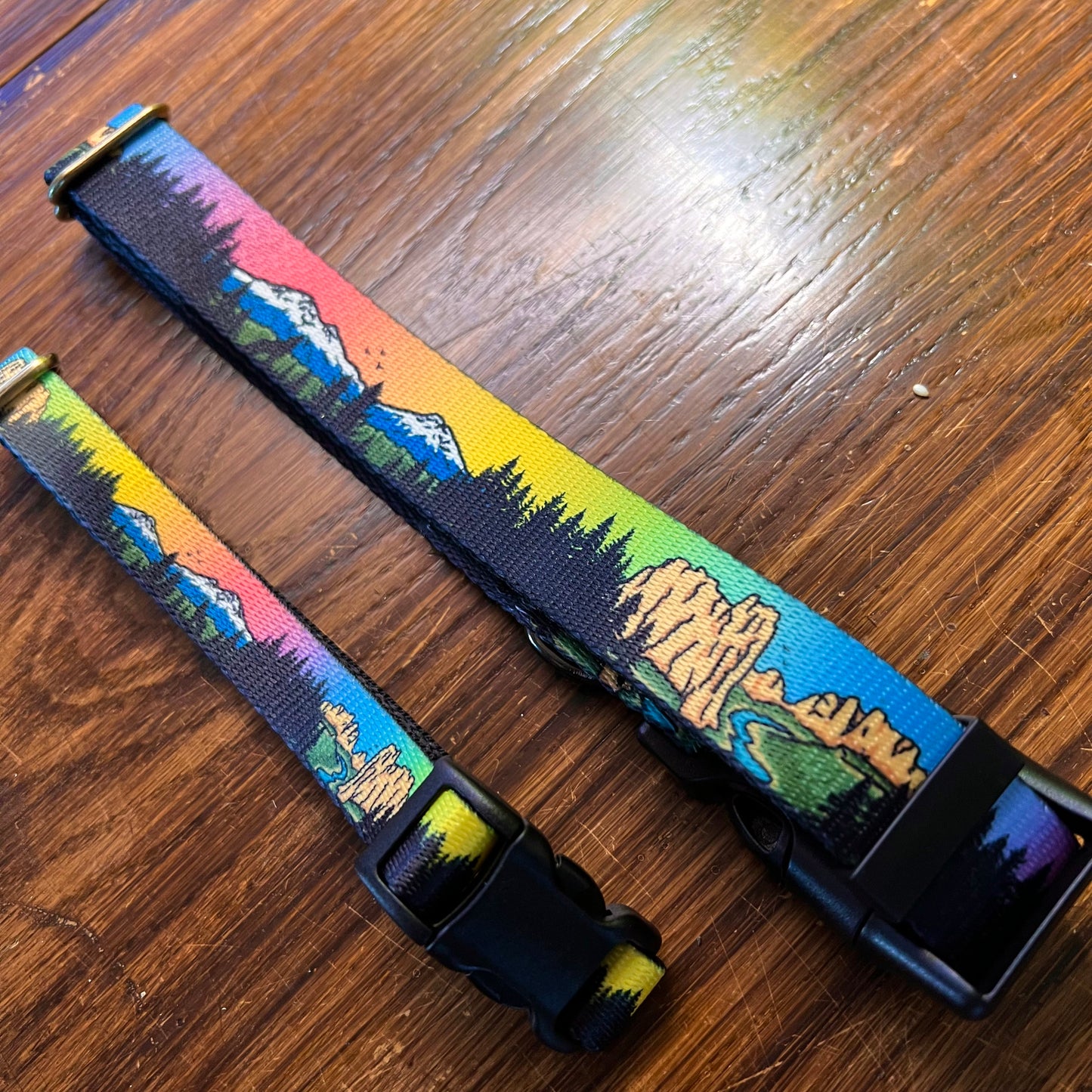 Nature inspired with Custom Name and Number | Handmade Dog Collars