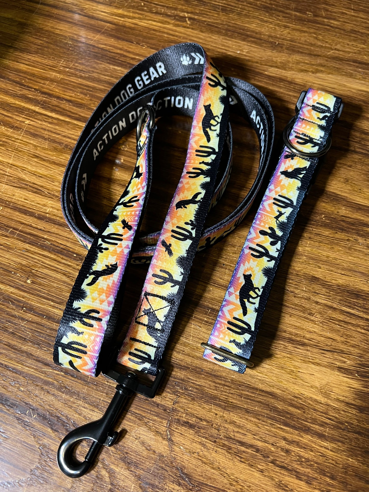 Vibrant Desert Dog Collar | Handmade Dog Collar