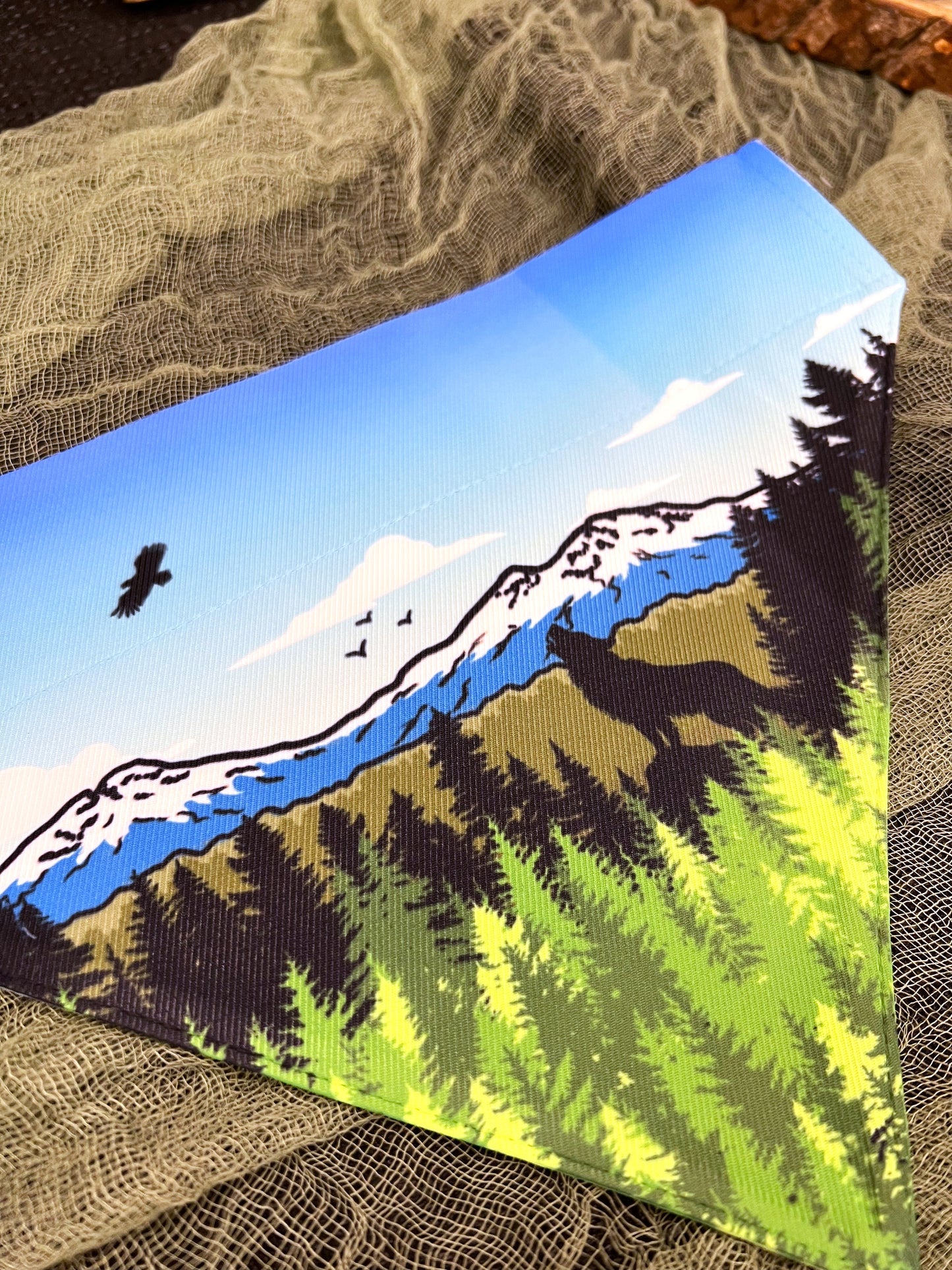 Blue Sky Three Sisters | Bandana