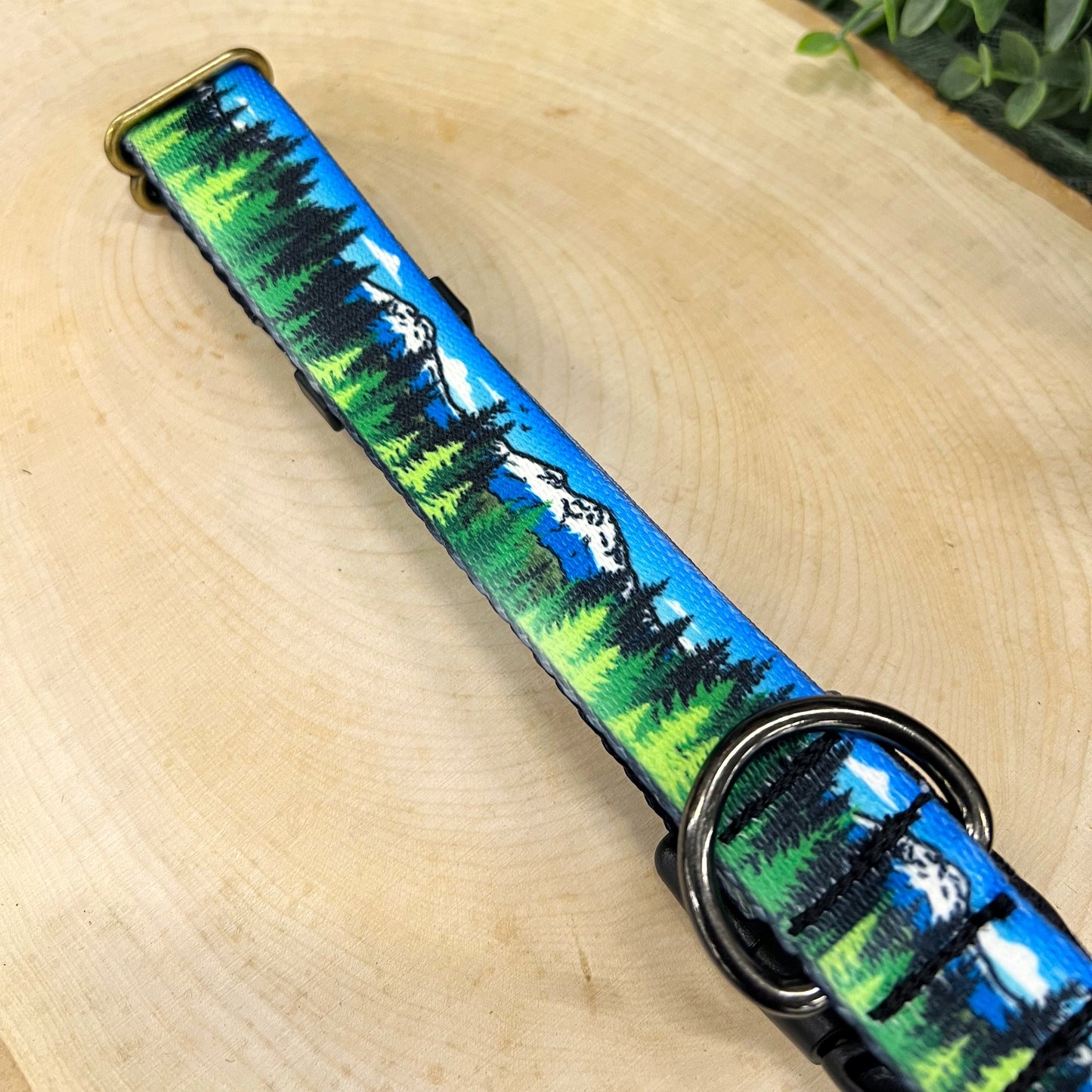 Blue Sky Three Sisters | Handmade Dog Collar