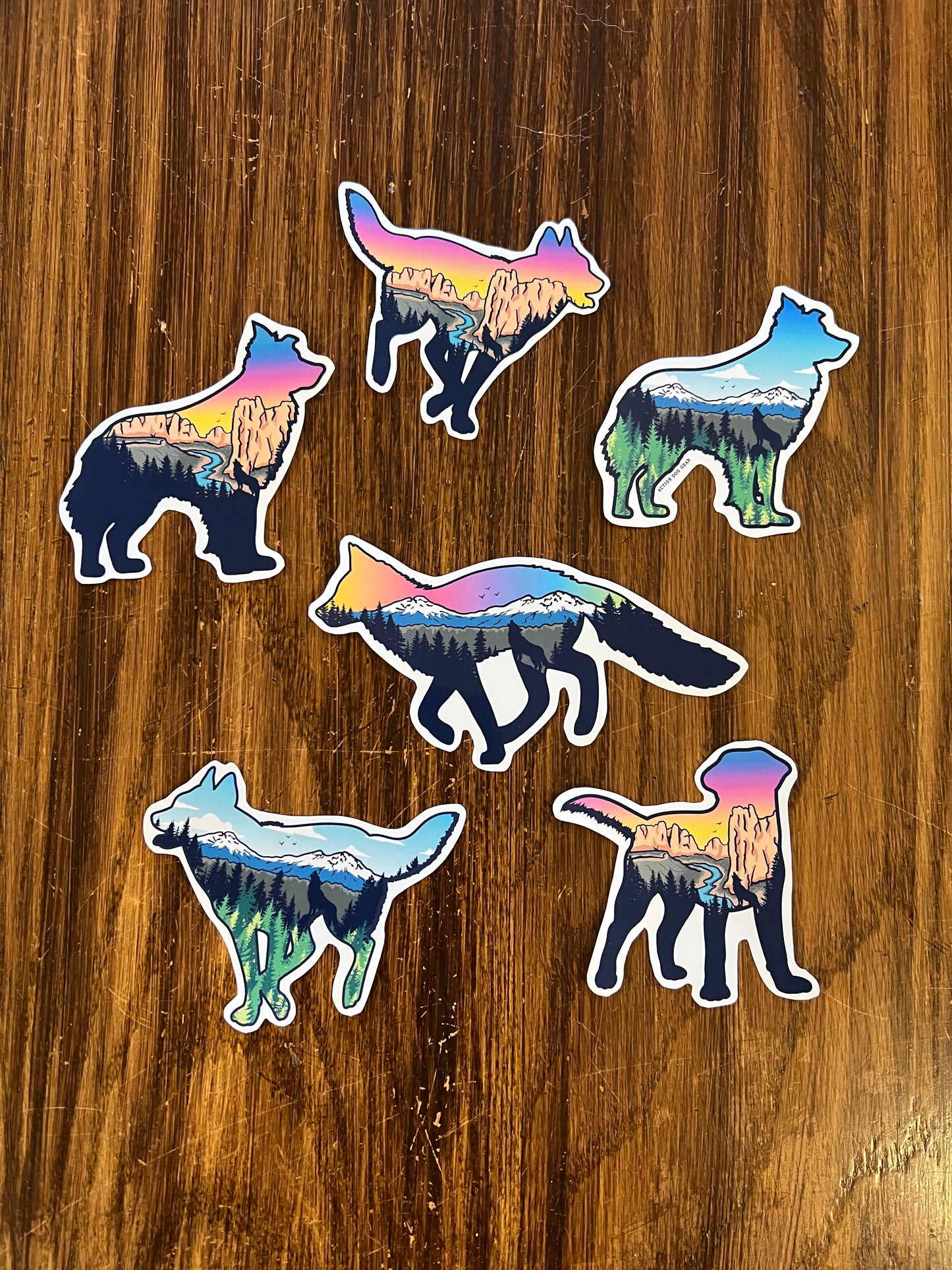 Central Oregon Wonder Dogs | 6 Sticker Pack