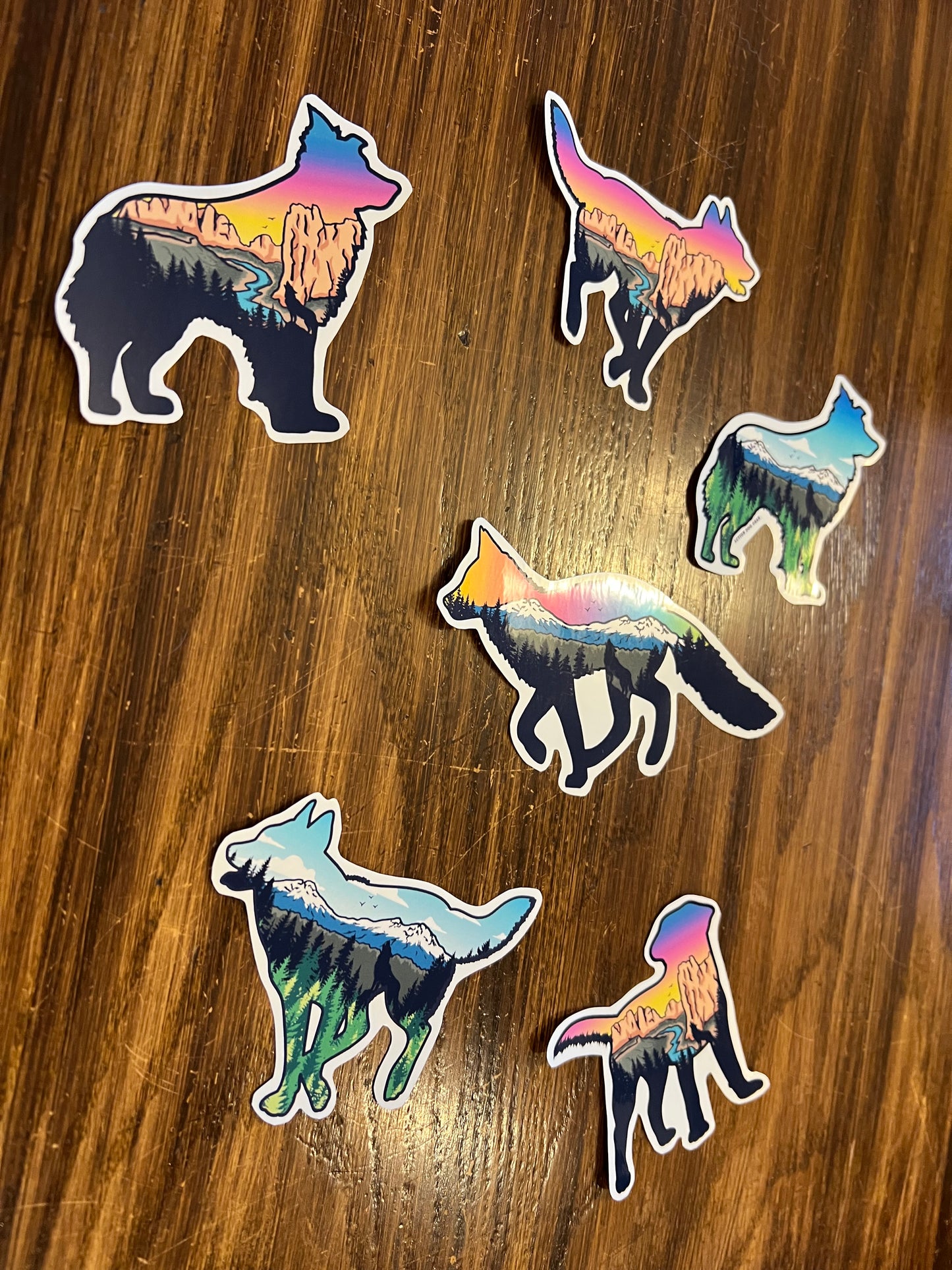 Central Oregon Wonder Dogs | 6 Sticker Pack