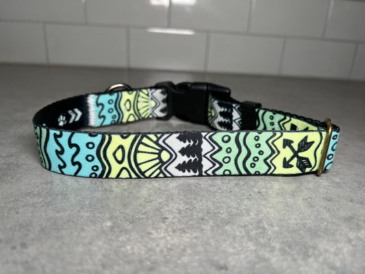 COLOR CHANGING PNW Elements Dog Collar | Hand Painted Dog Collar
