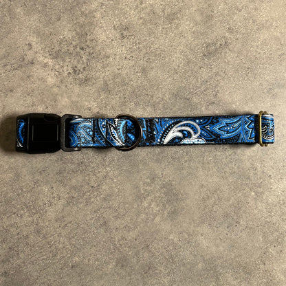 Paisley on Fire or Ice | Handmade Dog Collar