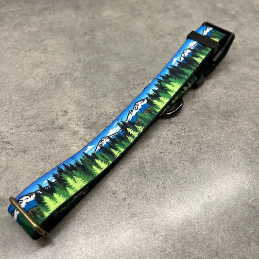 Three Sisters Mountain Dog Collar | Handmade in Oregon