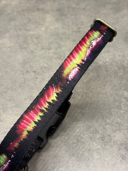 Aurora Mountain Magic | Handmade Dog Collar