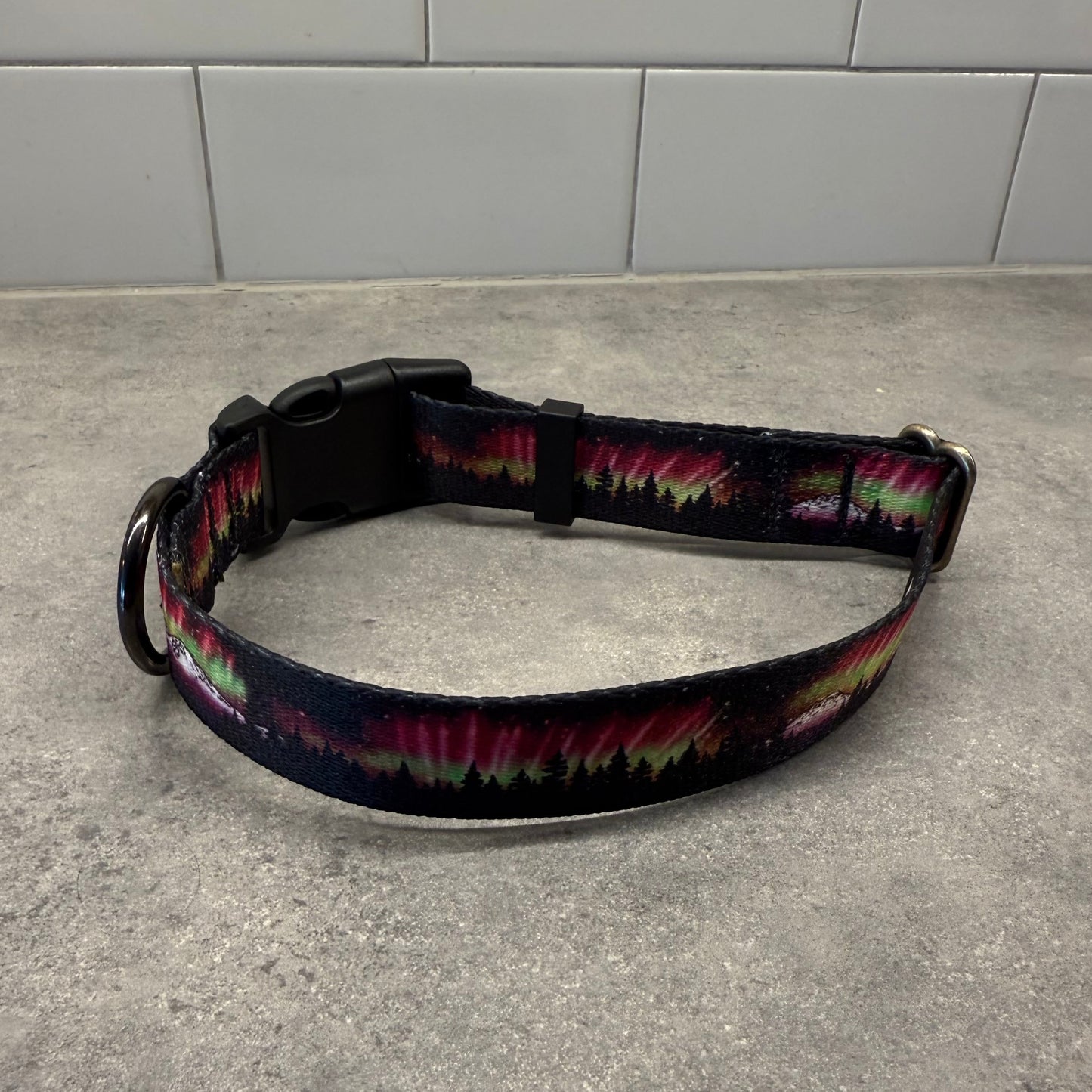 Aurora Mountain Magic | Handmade Dog Collar