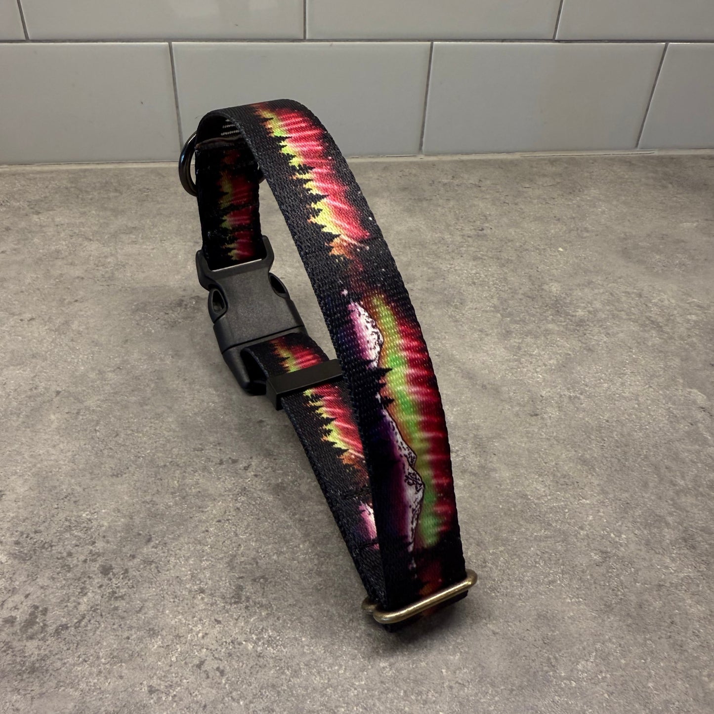 Aurora Mountain Magic | Handmade Dog Collar