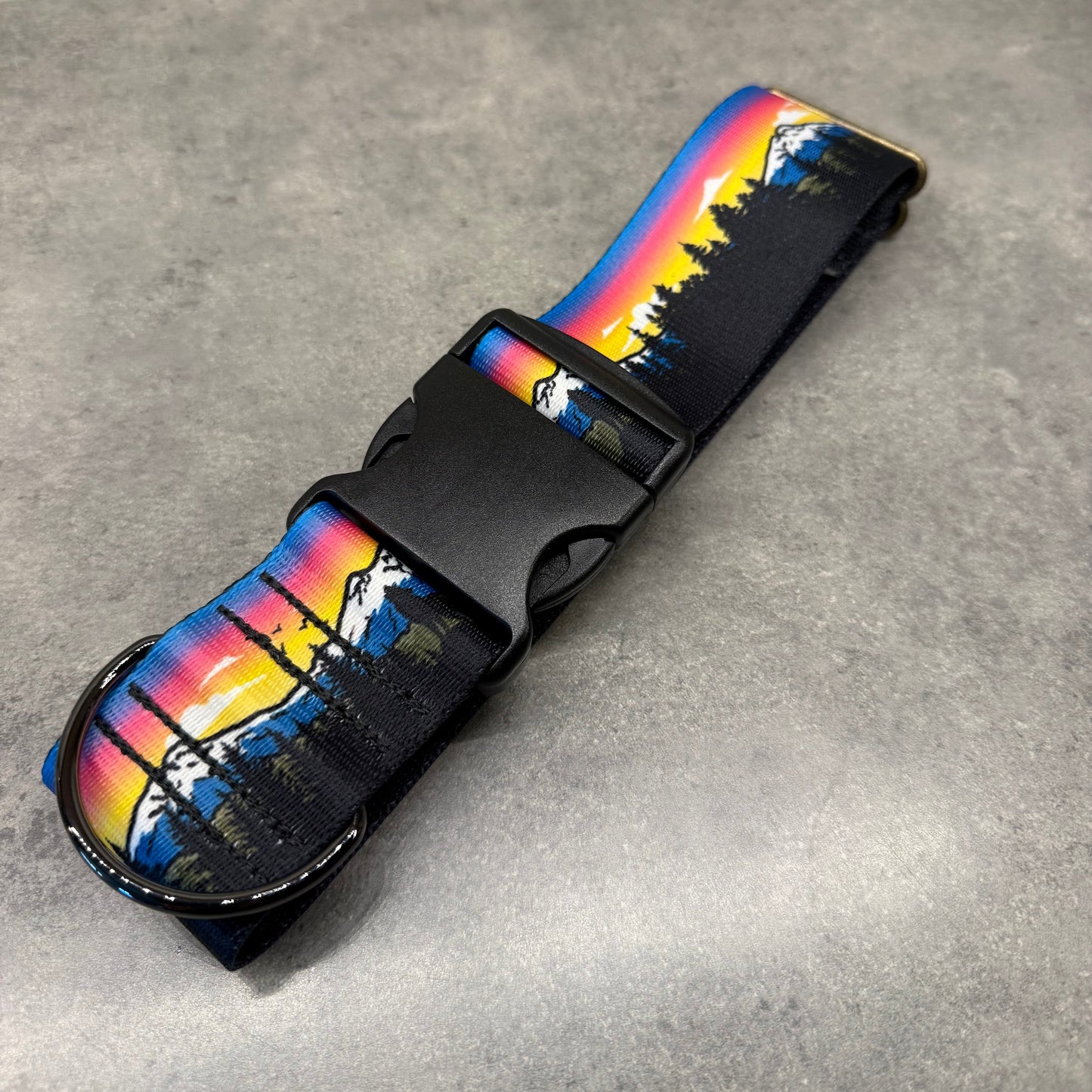 Three Sisters Sunset Dog Collar | Handmade Dog Collar