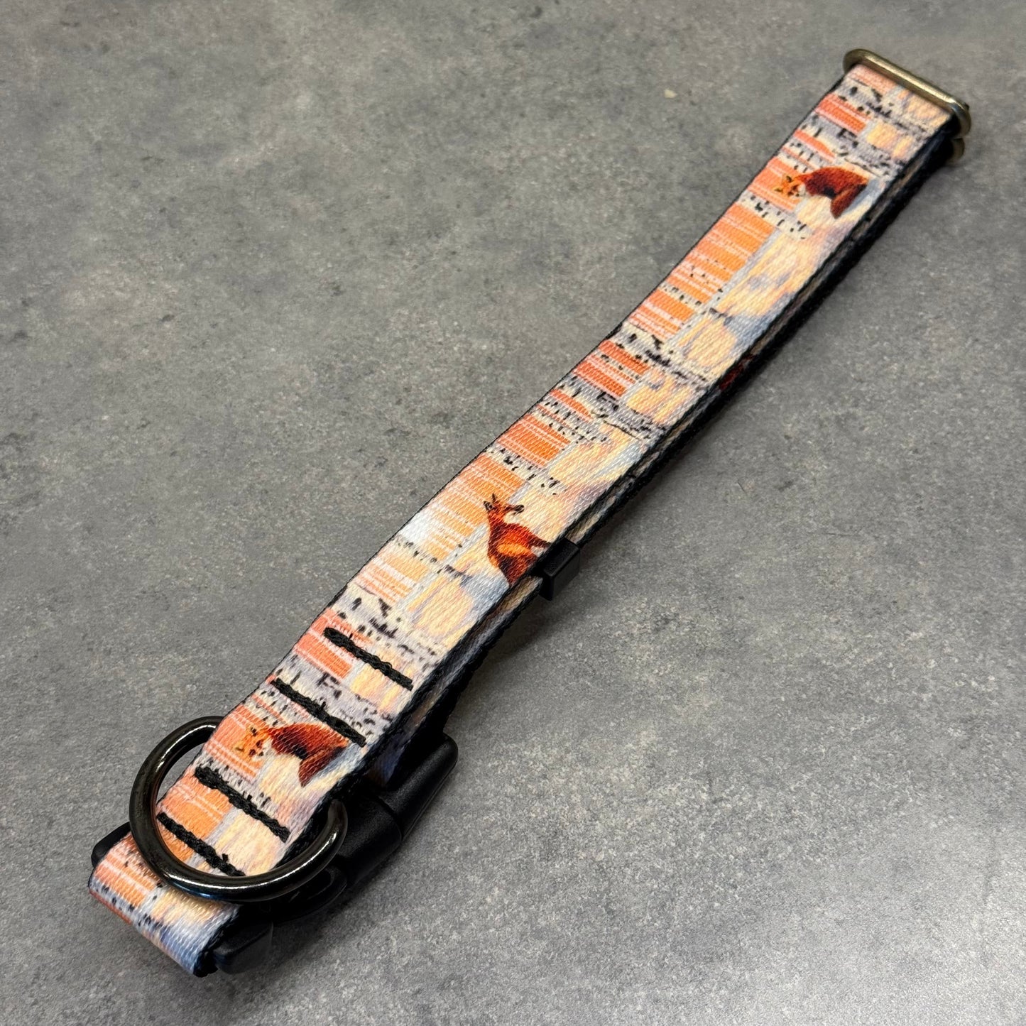 Winterwood Foxes | Handmade Dog Collar