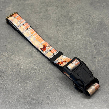 Winterwood Foxes | Handmade Dog Collar