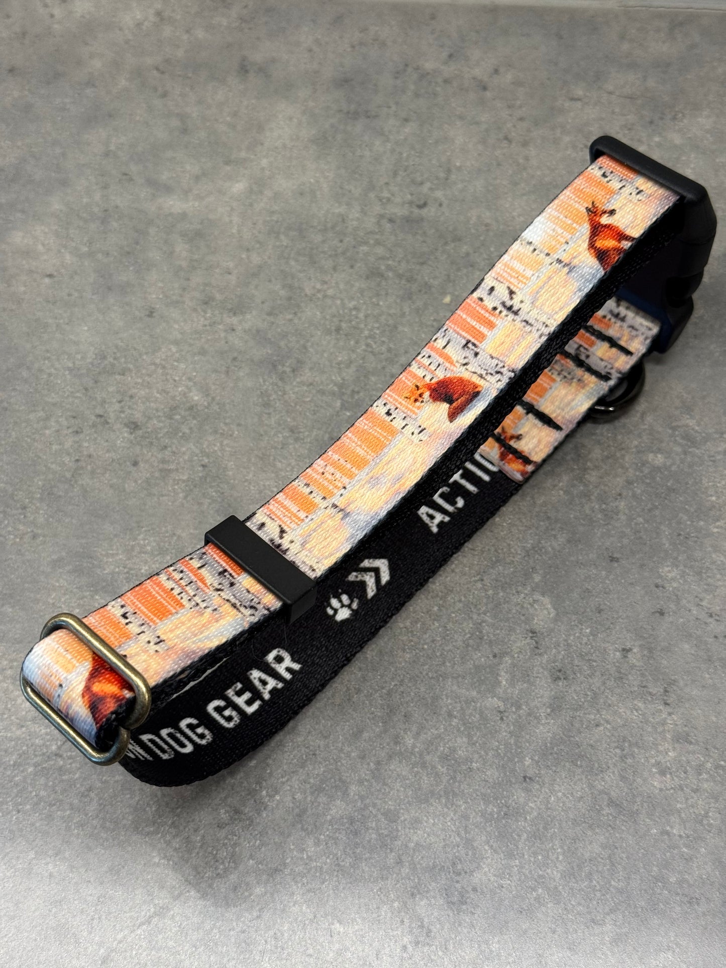 Winterwood Foxes | Handmade Dog Collar