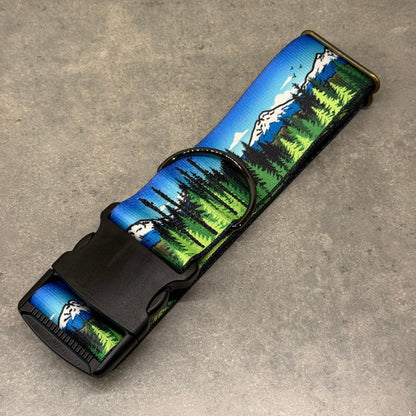 Three Sisters Mountain Dog Collar | Handmade in Oregon