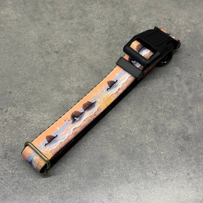 Sunrose Morning - Rockaway and Cannon Beach | Handmade Dog Collar
