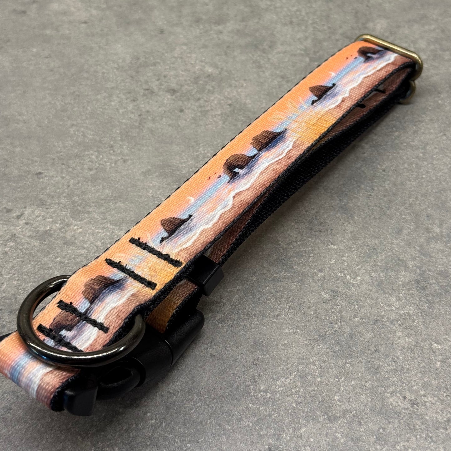 Sunrose Morning - Rockaway and Cannon Beach | Handmade Dog Collar