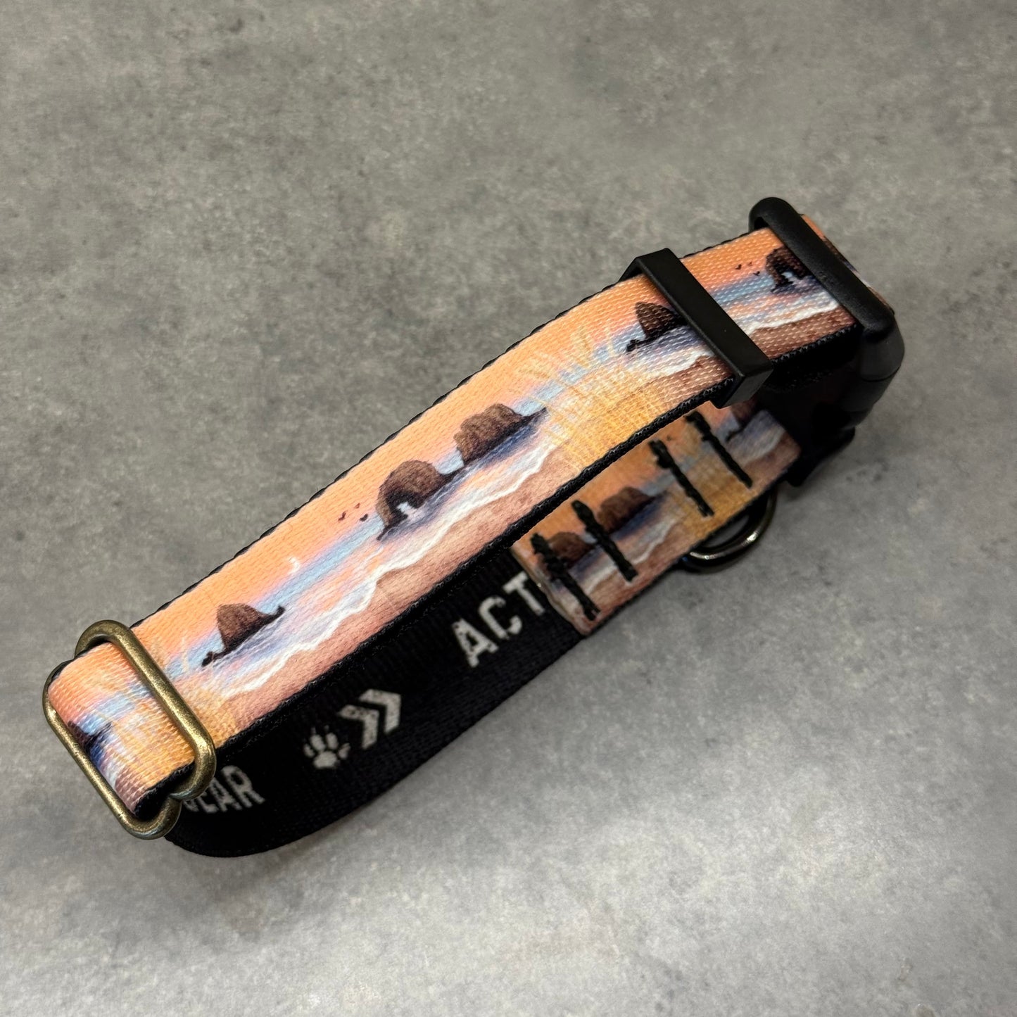 Sunrose Morning - Rockaway and Cannon Beach | Handmade Dog Collar
