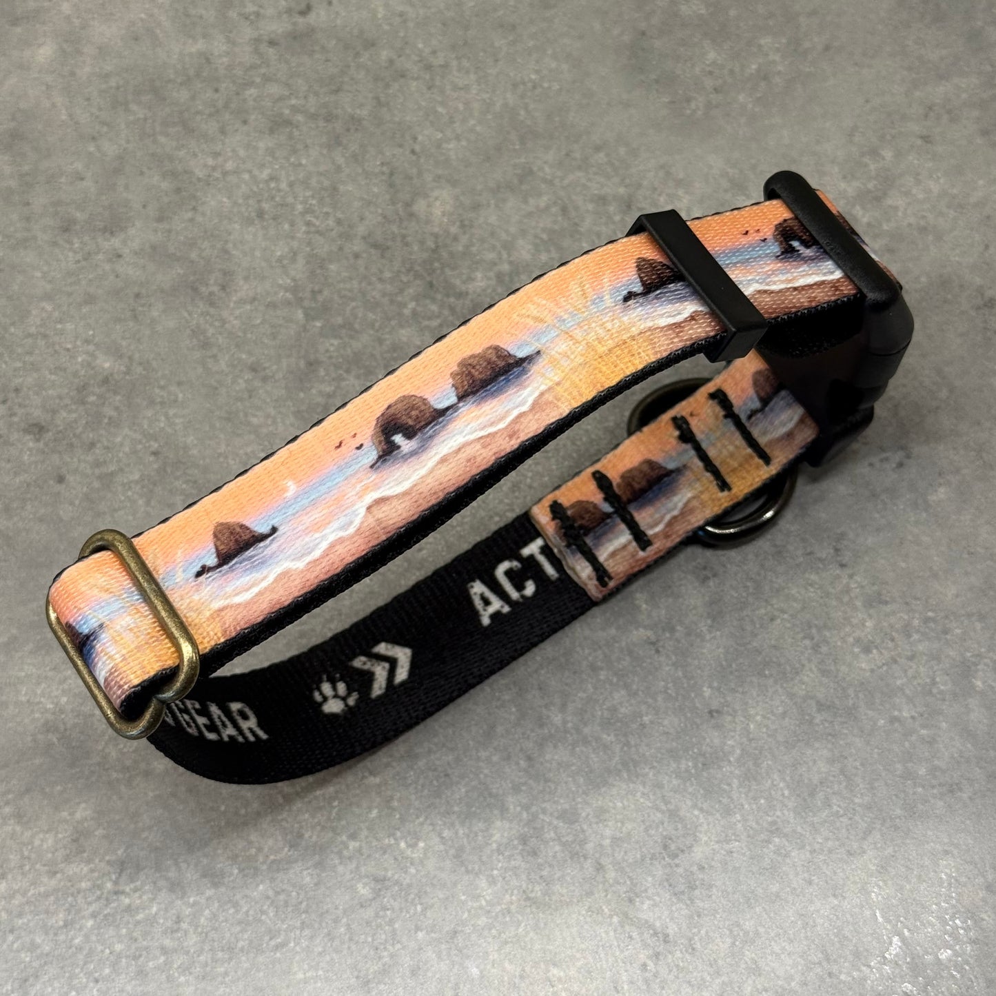 Sunrose Morning - Rockaway and Cannon Beach | Handmade Dog Collar