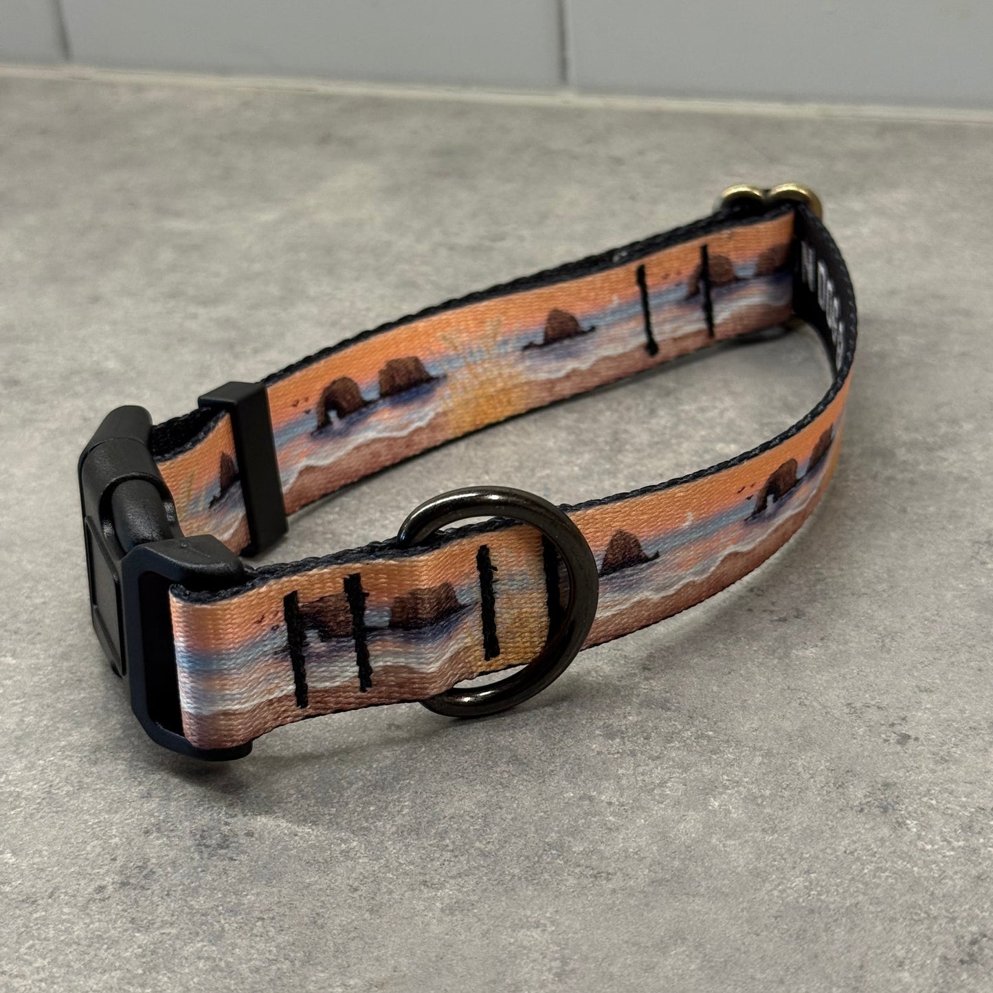 Sunrose Morning - Rockaway and Cannon Beach | Handmade Dog Collar