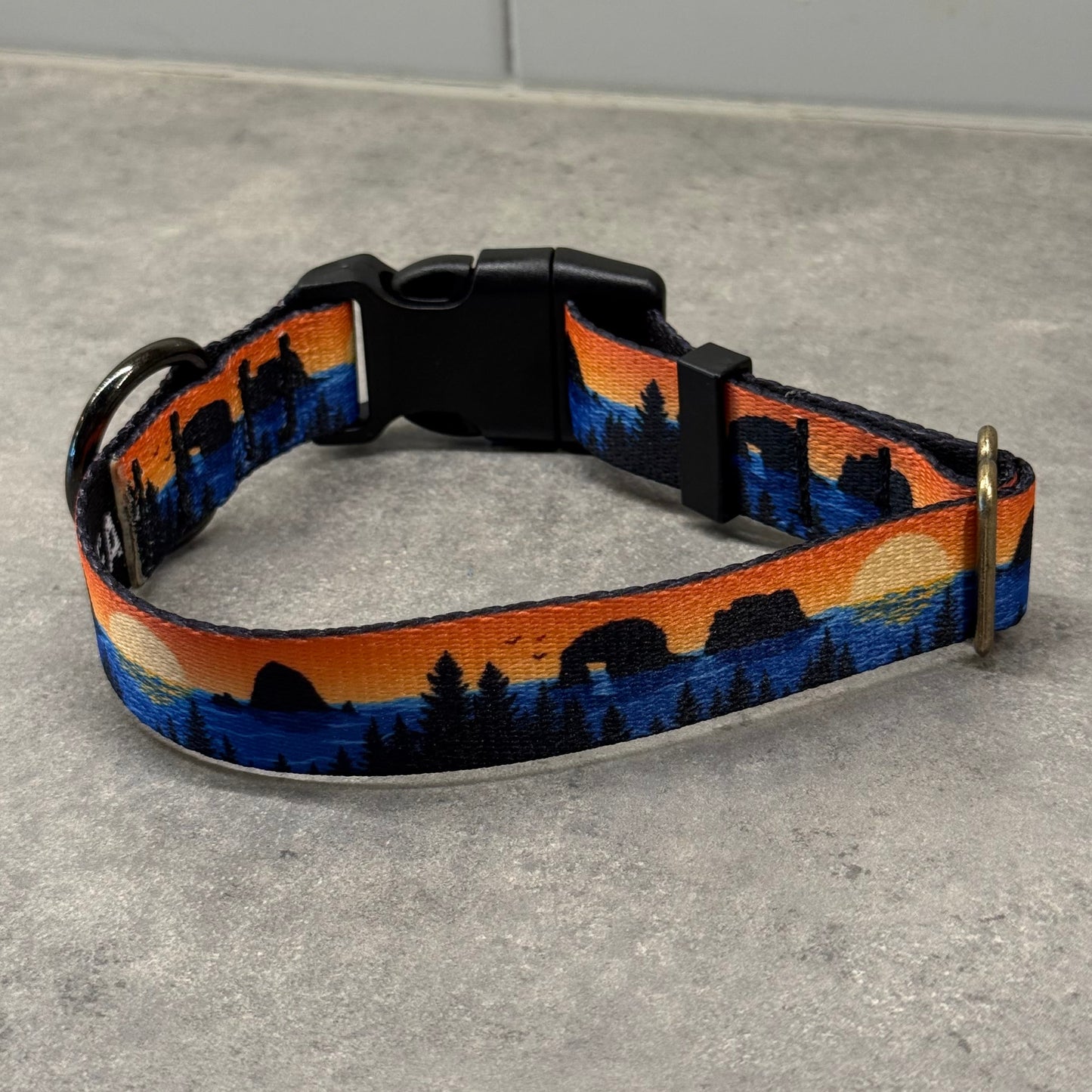 Retro Rockaway and Cannon Beach | Handmade Dog Collar