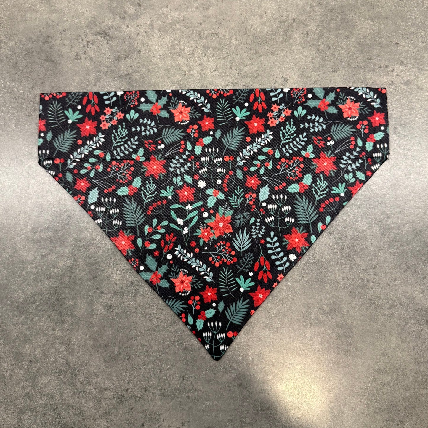 Pup Poinsettias | Christmas Dog Bandana