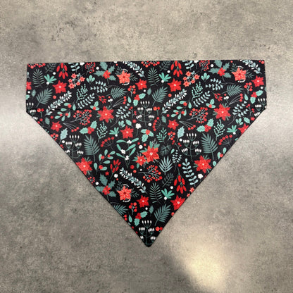 Pup Poinsettias | Christmas Dog Bandana