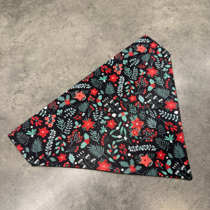 Pup Poinsettias | Christmas Dog Bandana