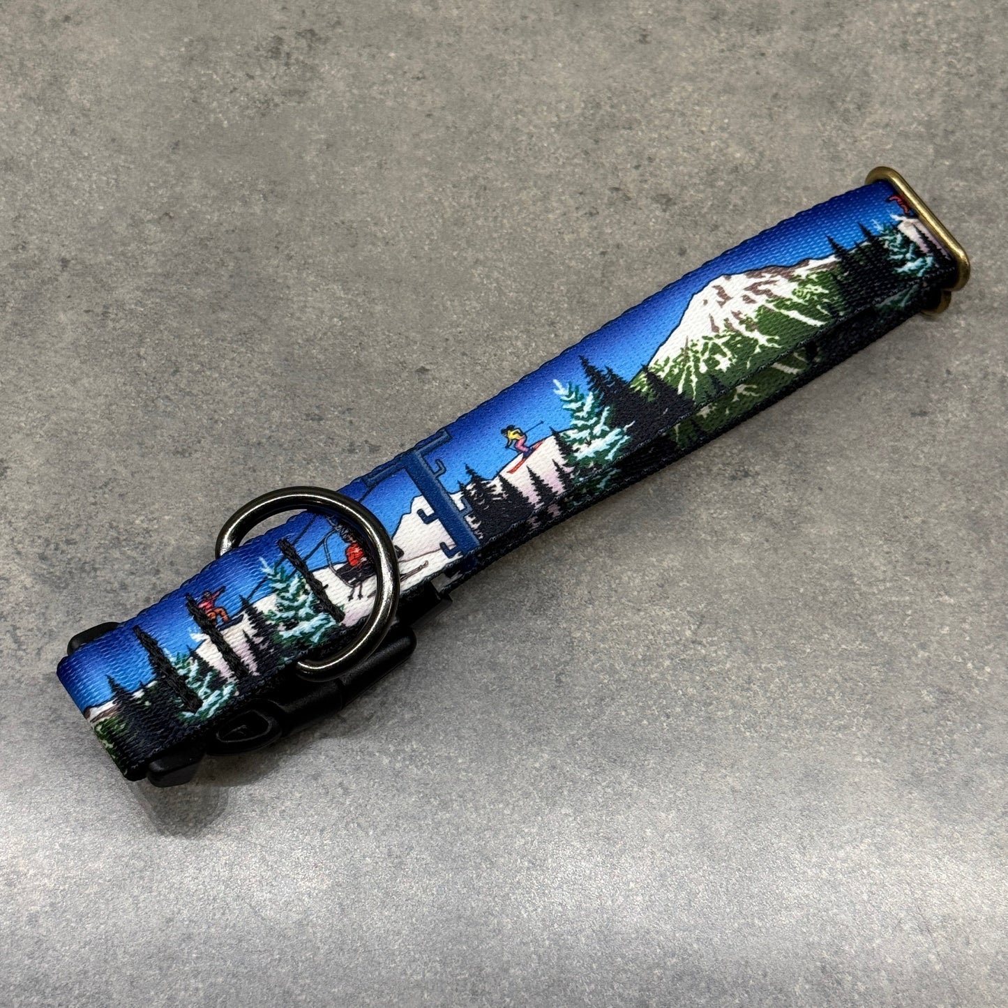 Bluebird Mt. Bachelor | Handmade Dog Collar