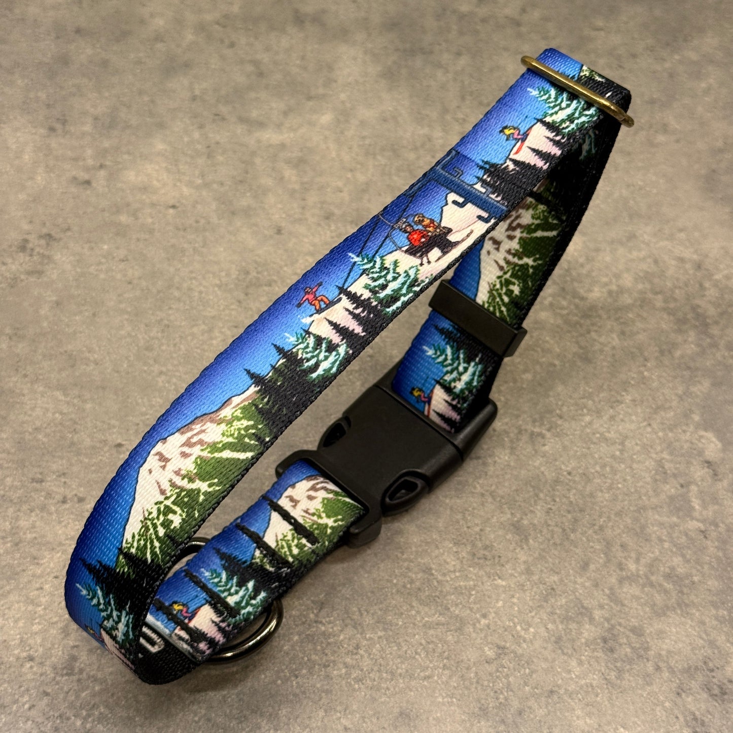 Bluebird Mt. Bachelor | Handmade Dog Collar