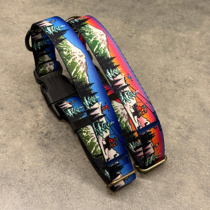 Bluebird Mt. Bachelor | Handmade Dog Collar