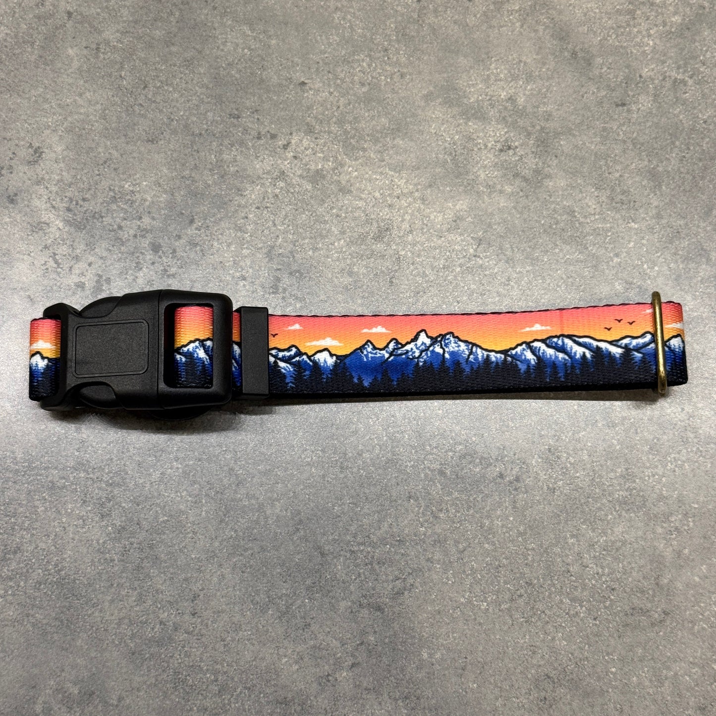 Rosegold Teton Range | Handmade Dog Collar