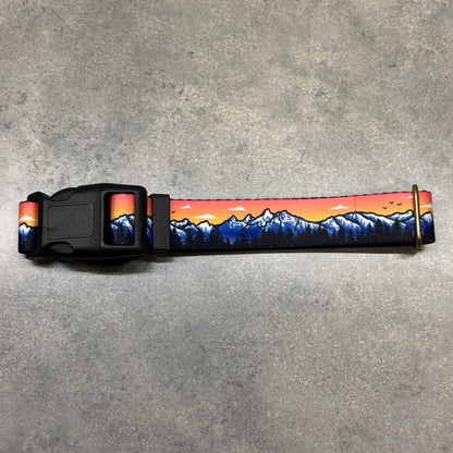 Rosegold Teton Range | Handmade Dog Collar