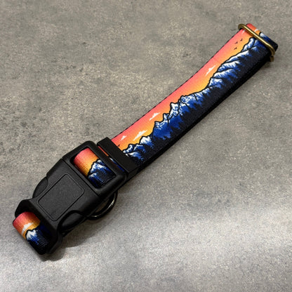 Rosegold Teton Range | Handmade Dog Collar