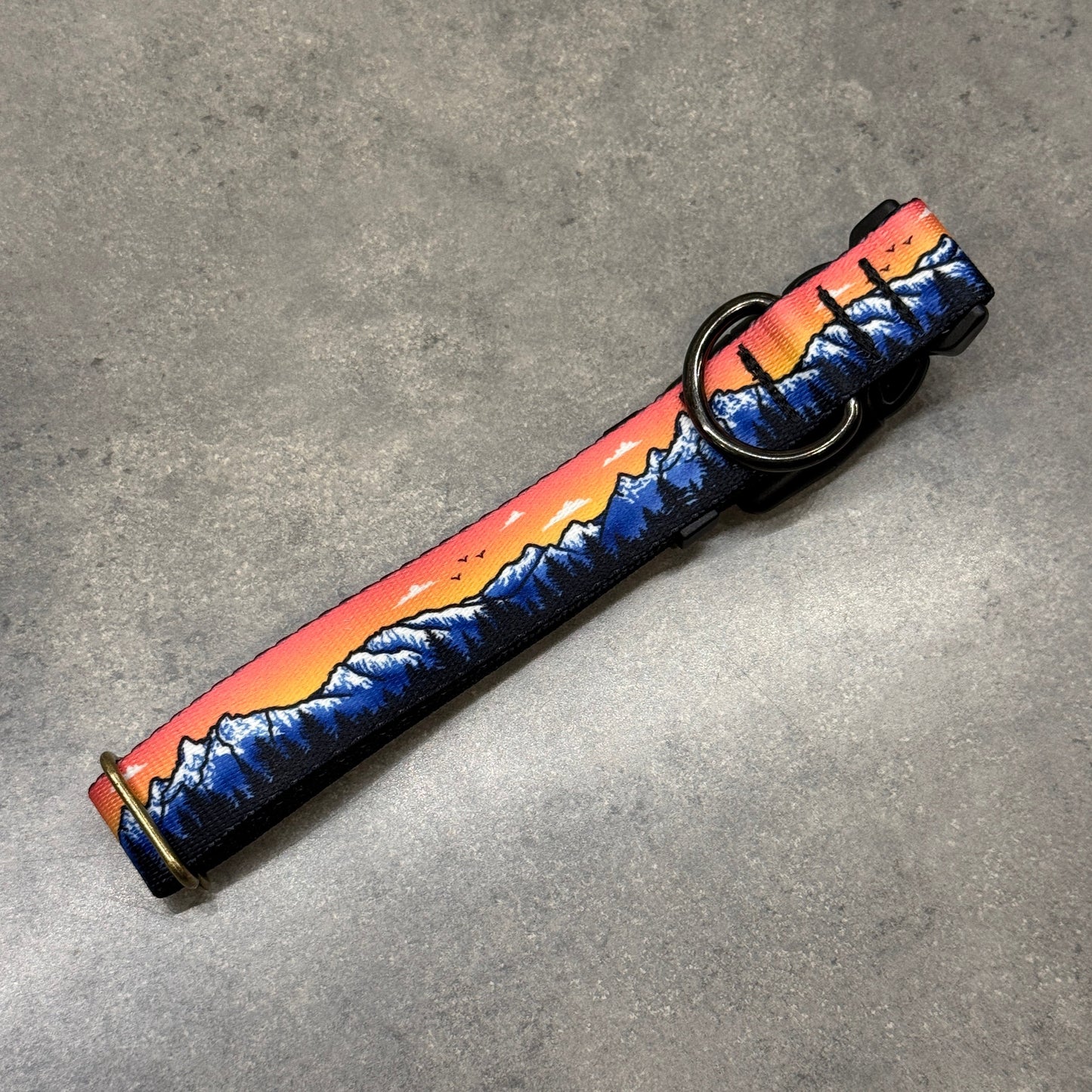 Rosegold Teton Range | Handmade Dog Collar