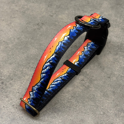 Rosegold Teton Range | Handmade Dog Collar