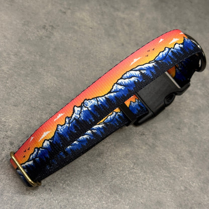 Rosegold Teton Range | Handmade Dog Collar