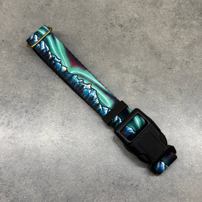 Emerald Skyfire Teton Range | Handmade Dog Collar