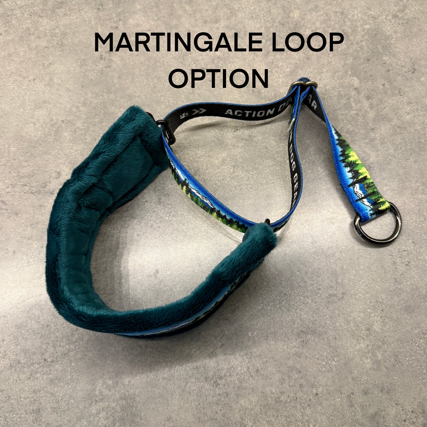 Retro Rockaway Minky Slip Leash or Martingale | Handmade