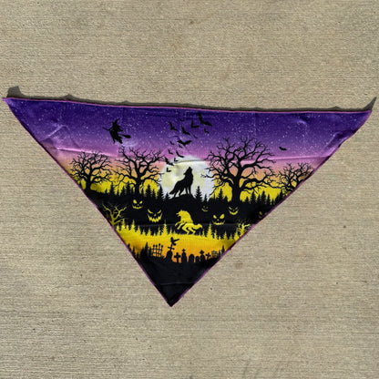 Spooky Howl-O-ween | Tie on Dog Bandana