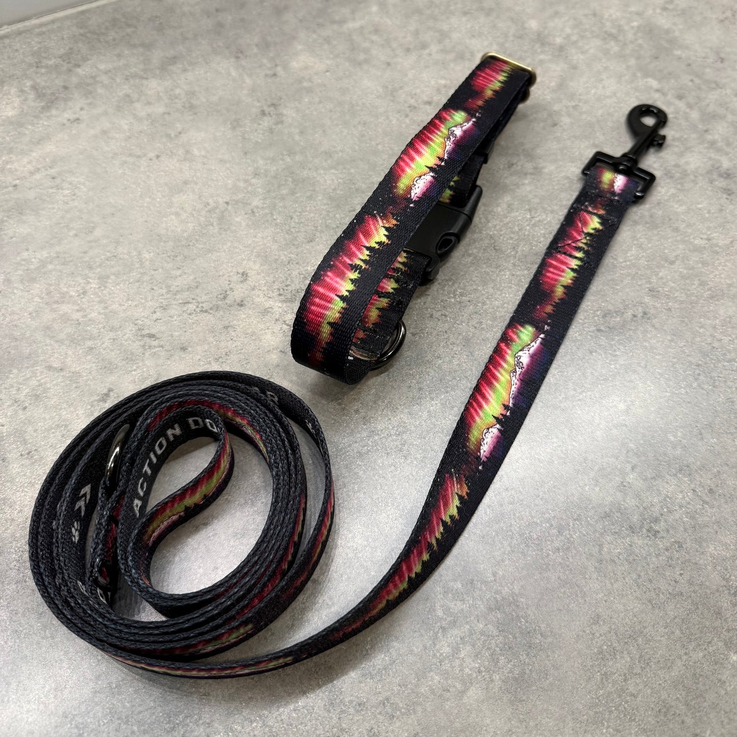 Aurora Mountain Magic | Handmade Dog Collar