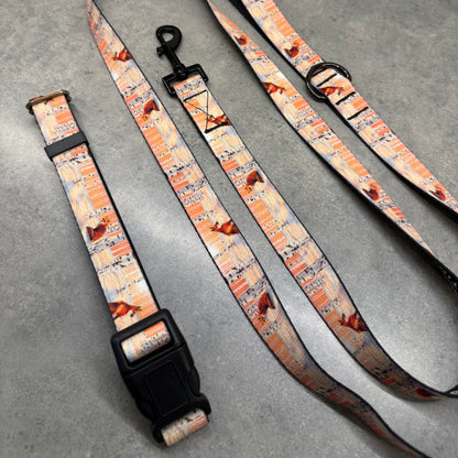 Winterwood Foxes | Handmade 6ft Leash