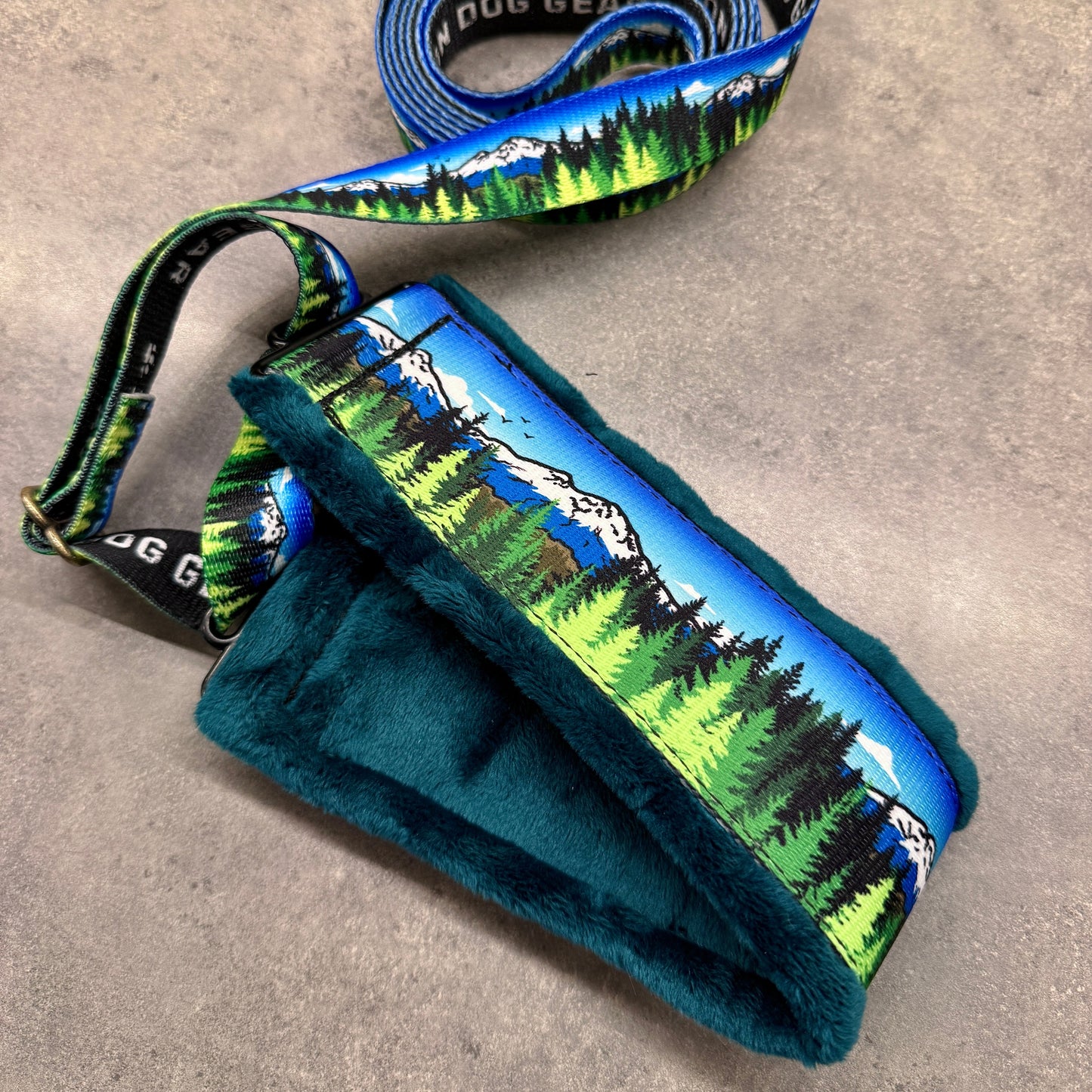 Blue Sky Three Sisters Minky Slip Collar + Built-In Leash