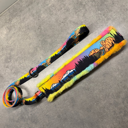 Central Oregon Wonders Minky Slip Collar + Built-In Leash