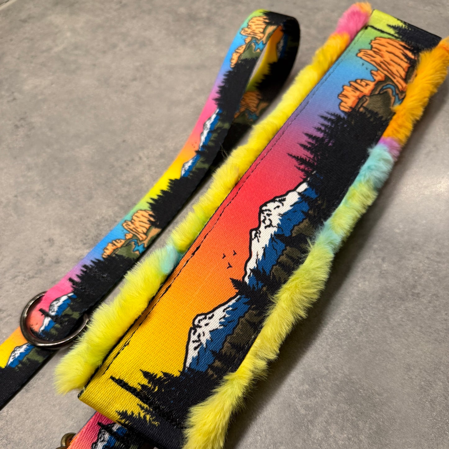 Central Oregon Wonders Minky Slip Collar + Built-In Leash