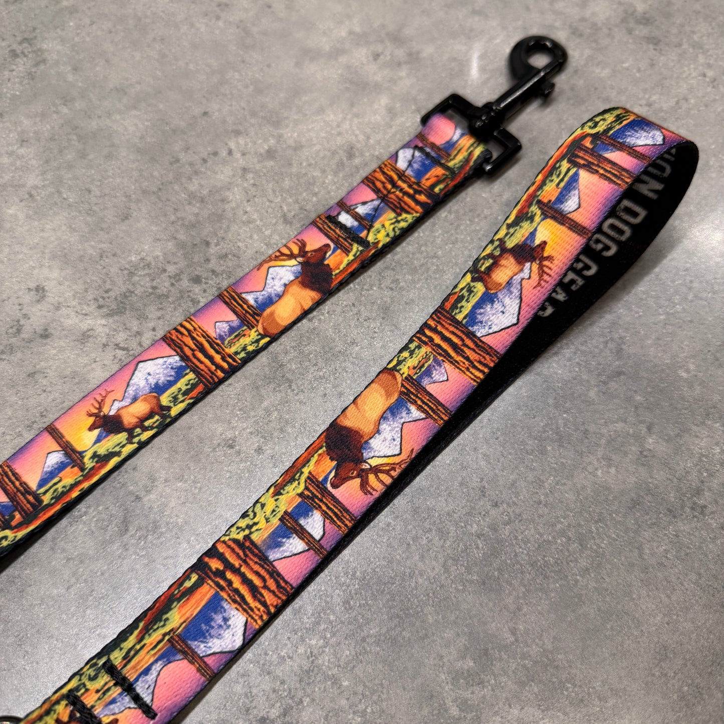 Antlers & Pines 6ft Leash | Handmade Leash